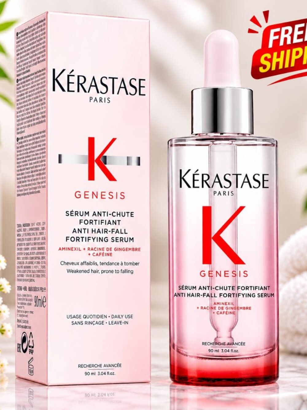 Kérastase Genesis Anti Hair-Fall Serum 90ml | Aminexil | New & Sealed